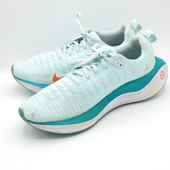 NIKE REACTX INFINITY RUN 4 Teal JADE ICE Running DR2670-300 women's size 10 - Picture 4 of 10